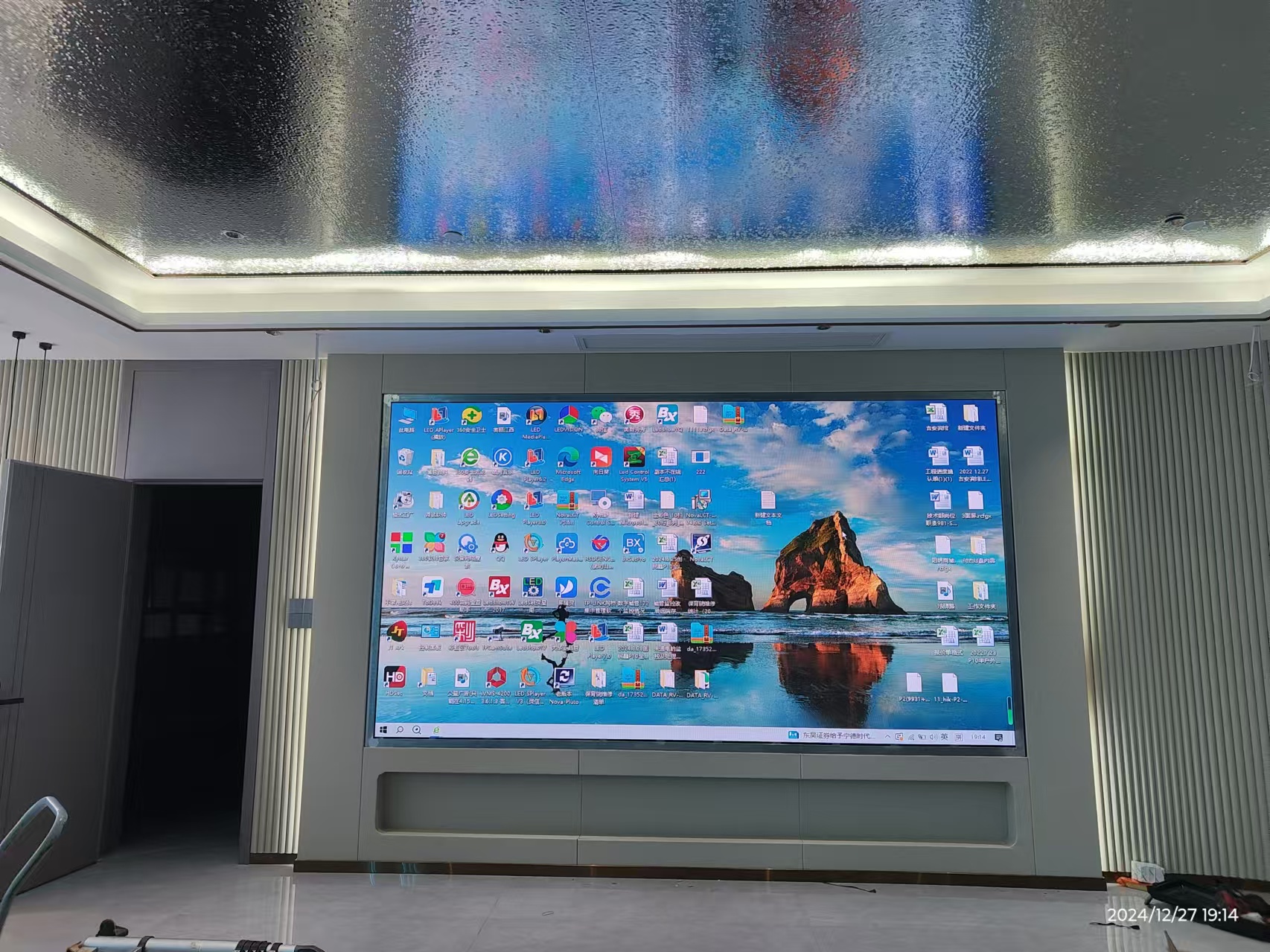 吉安市吉州区赣中区域某细胞制备中心显示屏安装Q2pro