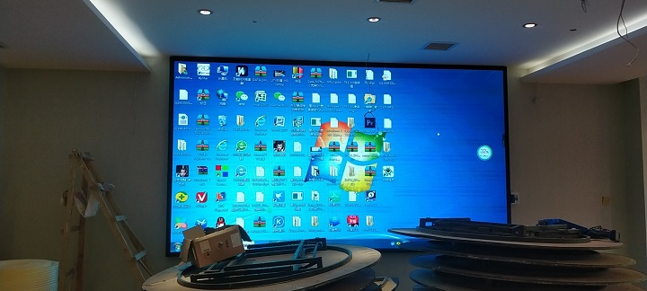 吉安市八号院家宴酒店7平方室内Q2.5E全彩 LED显示屏