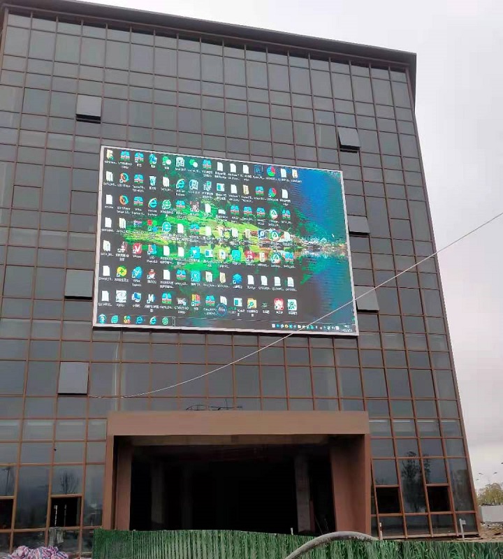 吉水县凤凰城110m2户外Q5全彩 LED显示屏