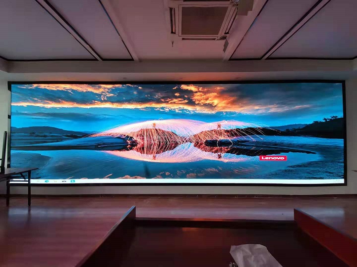 青原区总工会18m2室内Q3全彩 LED显示屏