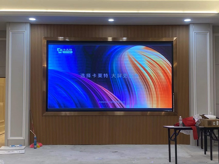 泰和上城小区7m2室内Q3E全彩 LED显示屏